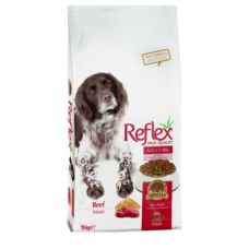 Reflex Adult All Breed Dog HIGH ENERGY BEEF -Пълноценна храна с говеждо месо за кучета с повишено физическо натоварване 15 кг.